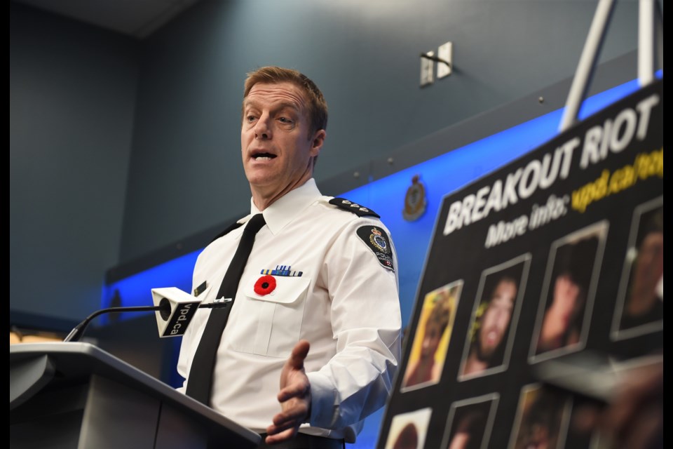 FILE PHOTO: The Vancouver Police Department has announced charges against 15 individuals for the violence at the Breakout Festival riot.