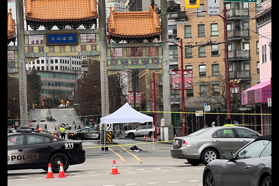 Police are investigating a homicide in Chinatown.