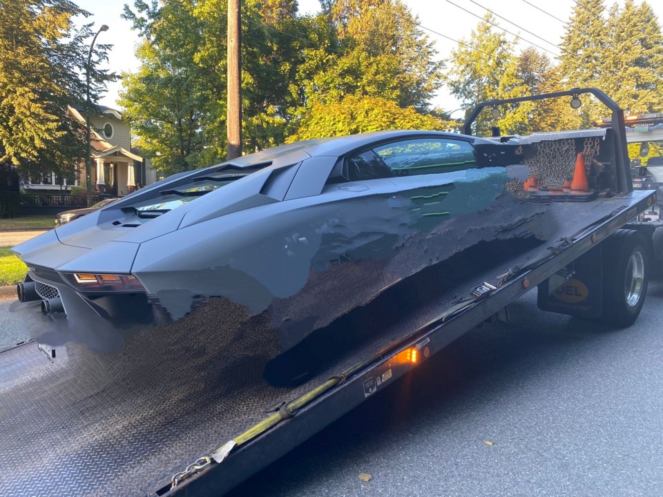 lambo-towed