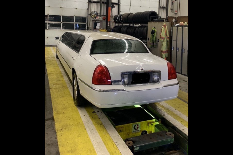 鶹ýӳPolice are recommending fines after the traffic enforcement team took seven party buses and limos off the streets in a weekend safety blitz. 