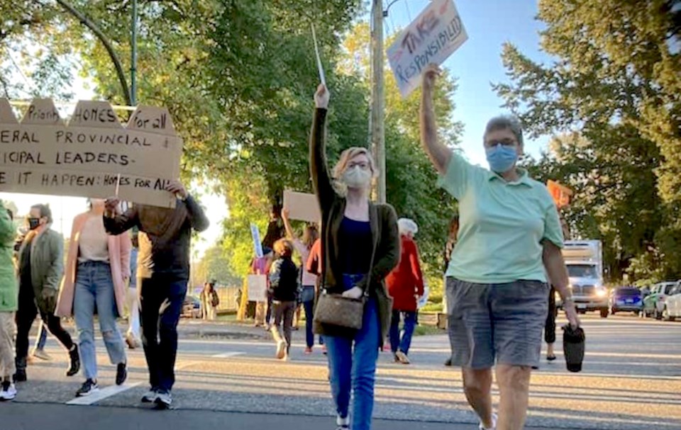 strathcona-protest