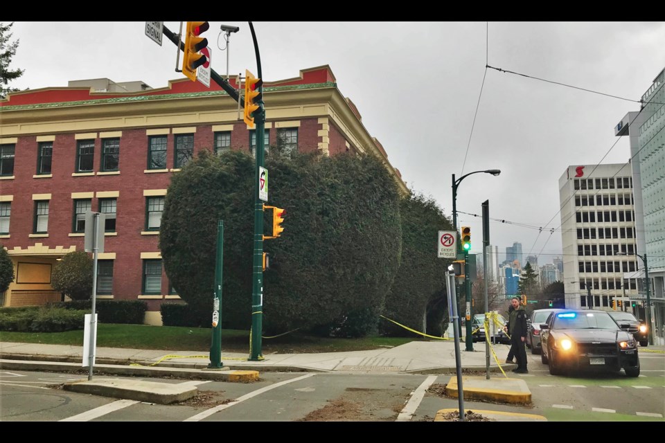 Police were called after a man went on a violent crime spree in Vancouver's Fairview neighbourhood.