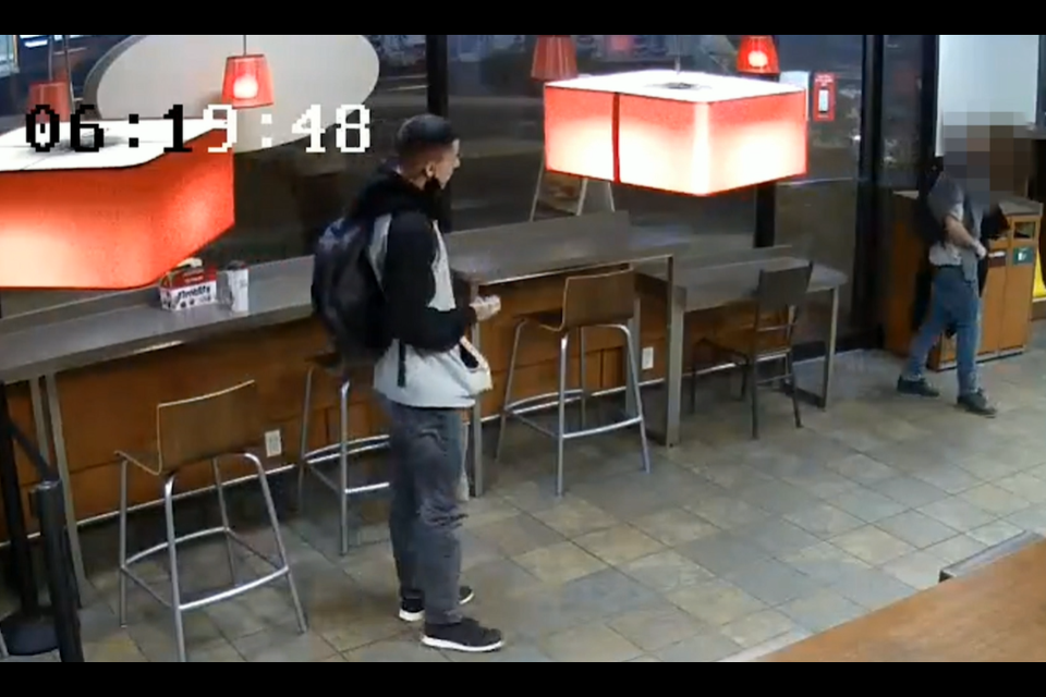 Police are looking for the suspect in a random attack in downtown Vancouver.
