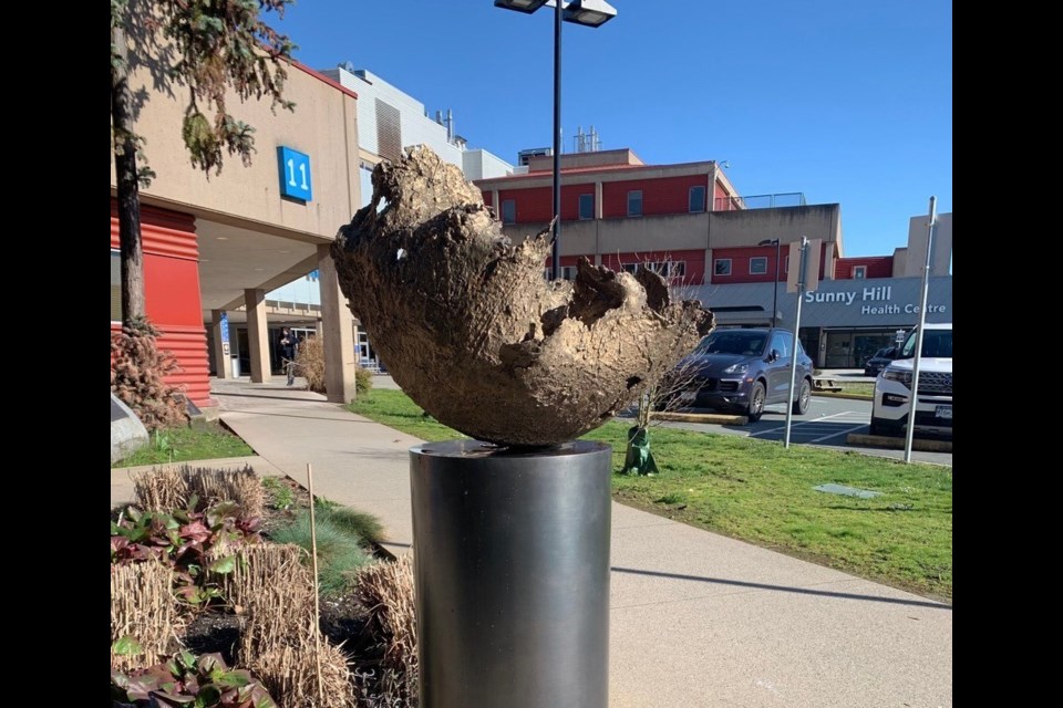 The missing piece of art, part of Marie Khouri's Vessels series, has been found in East Vancouver.