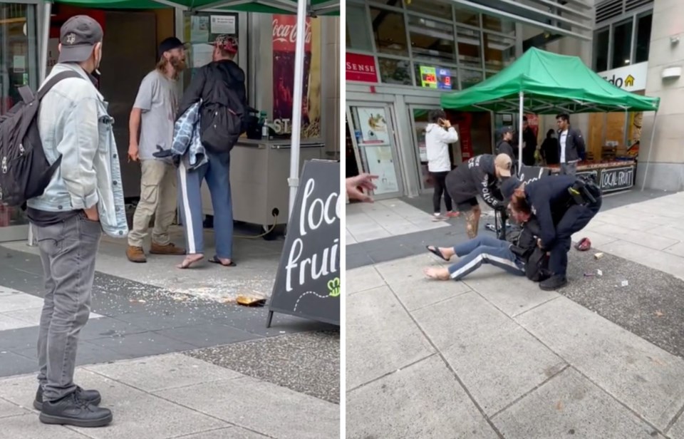 VPD hatchet assault at grocery store IGA on Robson