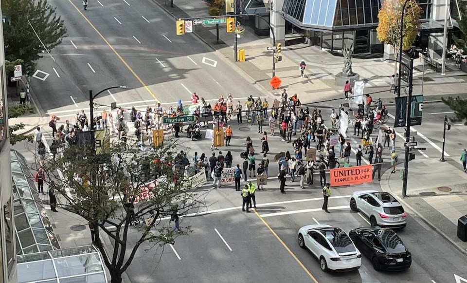 demonstration-traffic-vancouver-2021