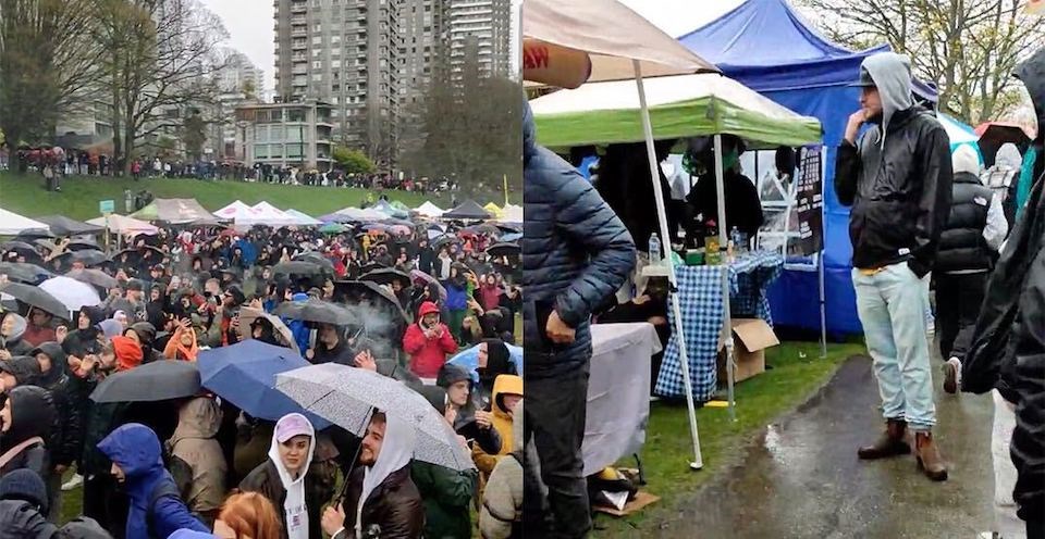 Despite Canada's legalization of marijuana in 2018,  the city's 4/20 gatherings draw marijuana enthusiasts from across the Lower Mainland. Many of them are protesting Canada's current cannabis regime, which Moore says suppresses minority users and has several restrictive guidelines. 