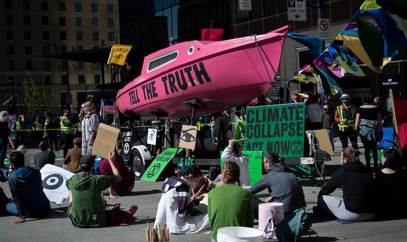 vancouver-protest-block-major-intersection-september-2021