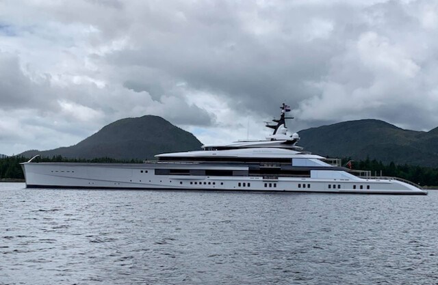billionaire yacht vancouver