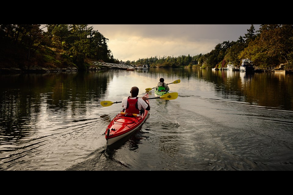 Kayaking in Victoria, B.C.