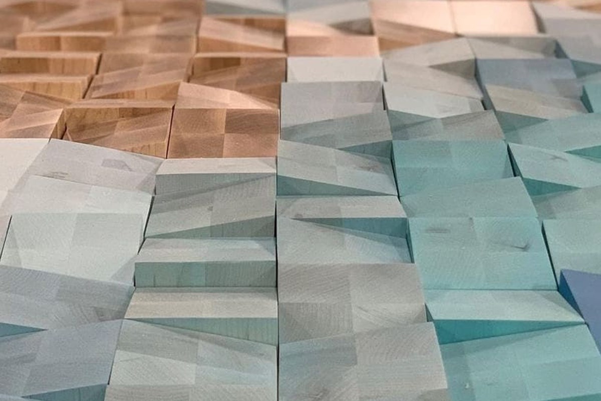 New ideas in floor and wall surfaces are taking shape in interior home design