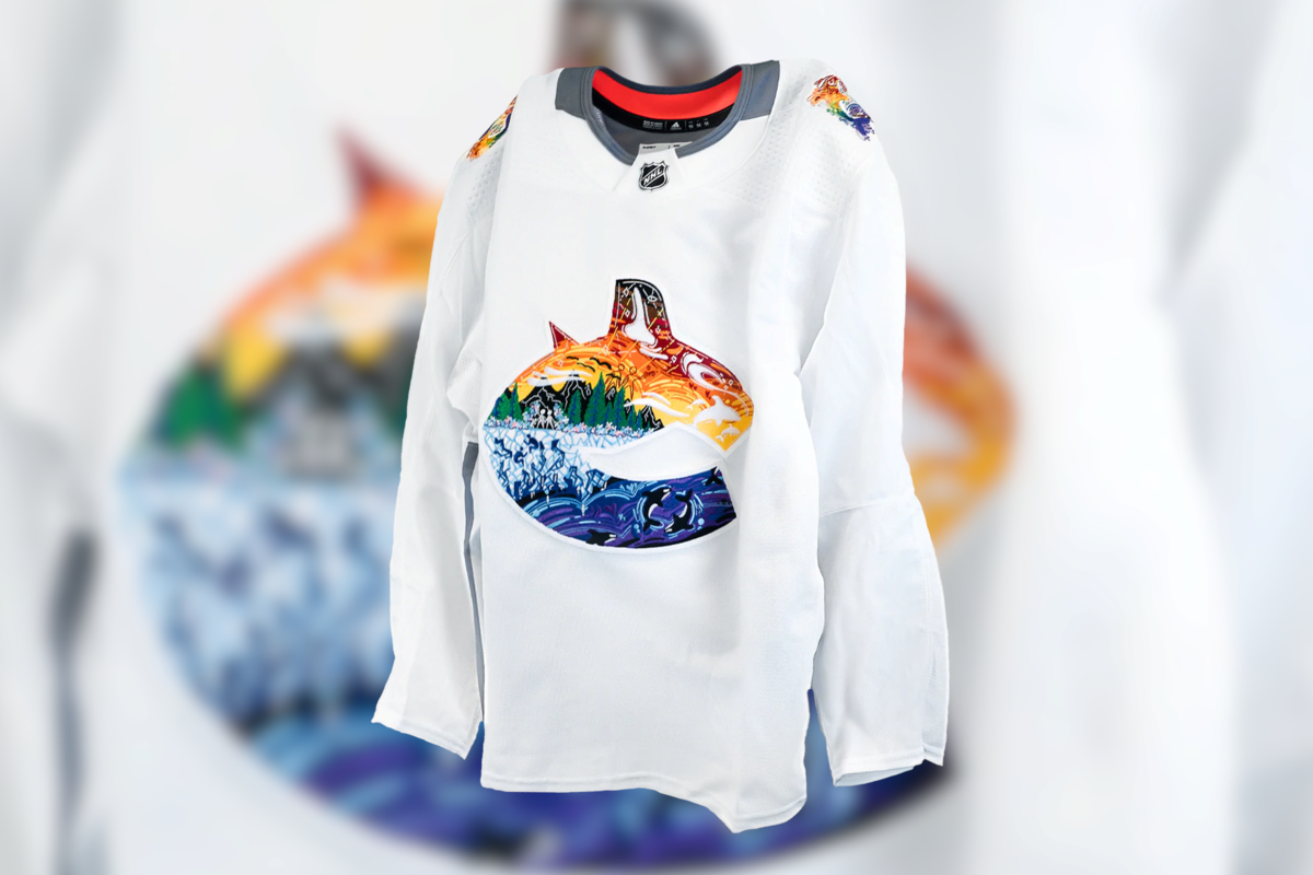 Canucks 2023 Pride Night jersey is an explosion of colour - Vancouver Is  Awesome