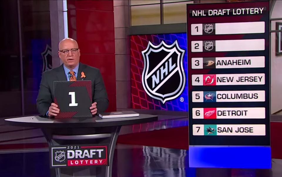 Buffalo Sabres win the 2021 NHL Draft Lottery