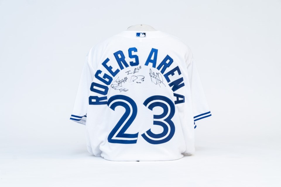 canucks-auction-rogers-arena-blue-jays-jersey