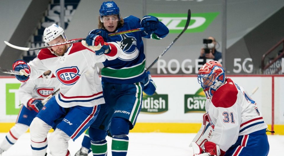 canucks-gaudette-brett kulak carey price - jonathan hayward cp