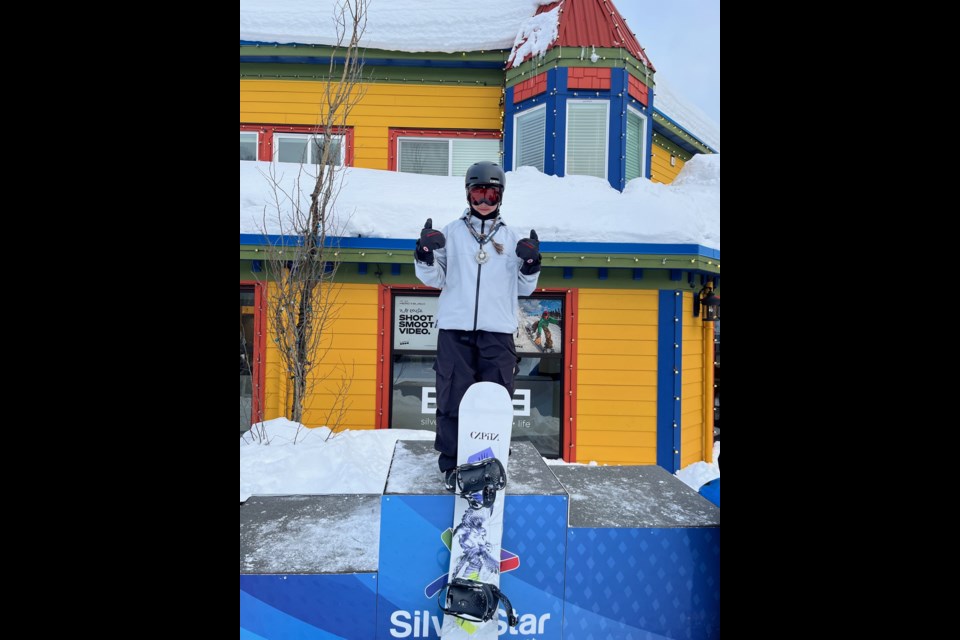 Vancouver snowboarder Christina Tian won first place at the female snowboarding provincials and is headed to the BC winter games. She's in grade 10.