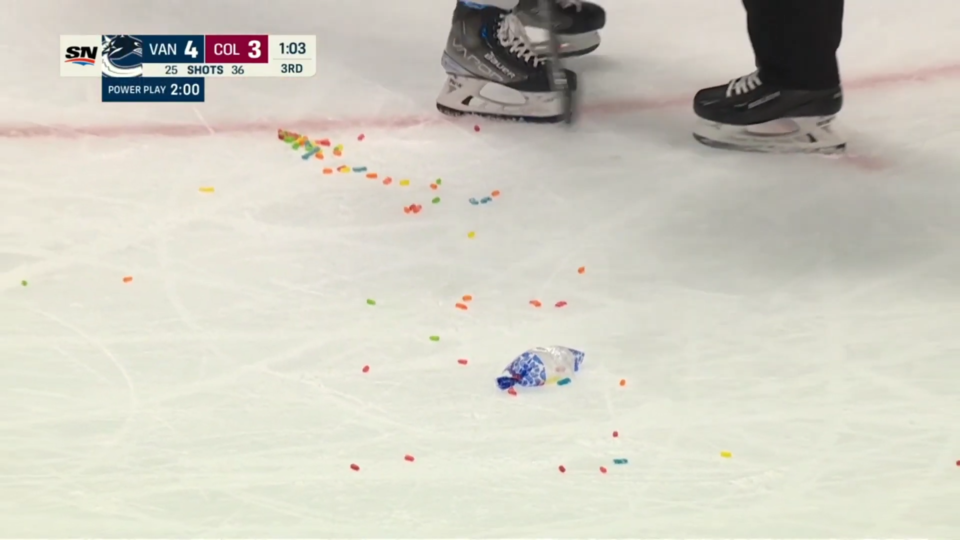 elias-pettersson-gets-hit-by-a-bag-of-candy-11_23_2022-0-11-screenshot