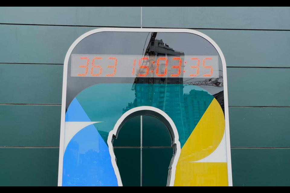 A new countdown clock has been set up for the FIFA 2026 World Cup.