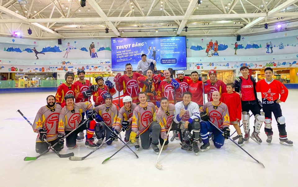 Hanoi hockey players