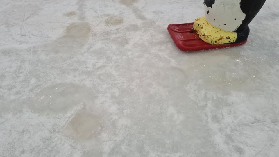 Hanoi ice rink surface