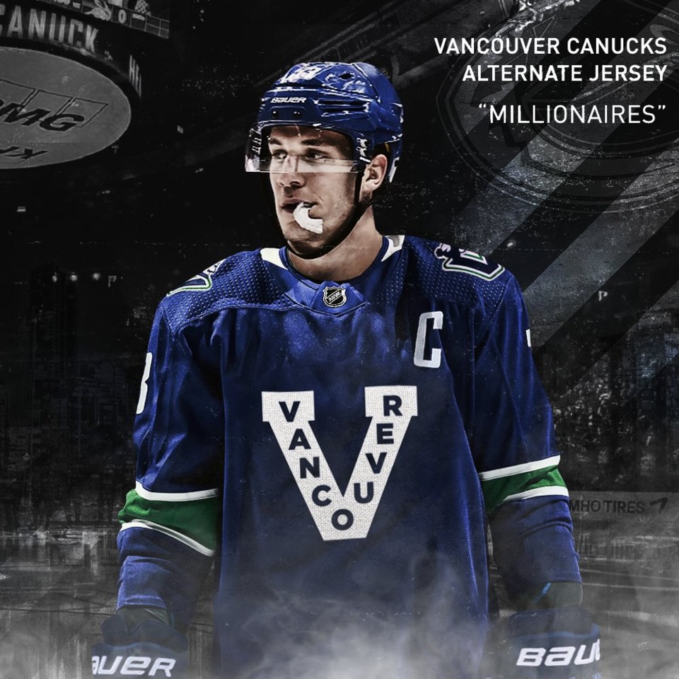 Canucks' reverse retro jersey makes conservative, consistent statement