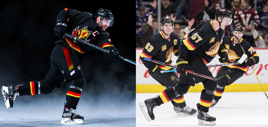 These Jersey Are AMAZING! - Vancouver Canucks And Calgary Flames