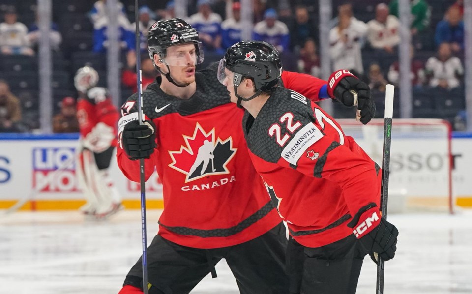 Canucks' Tyler Myers and Ethan Bear win gold with Team Canada