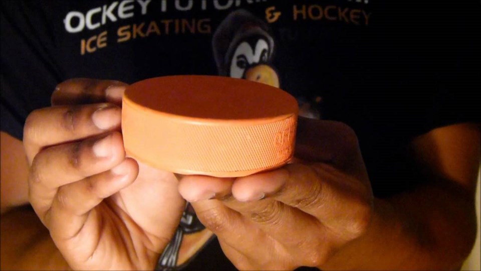 orange hockey puck - hockey tutorials youtube