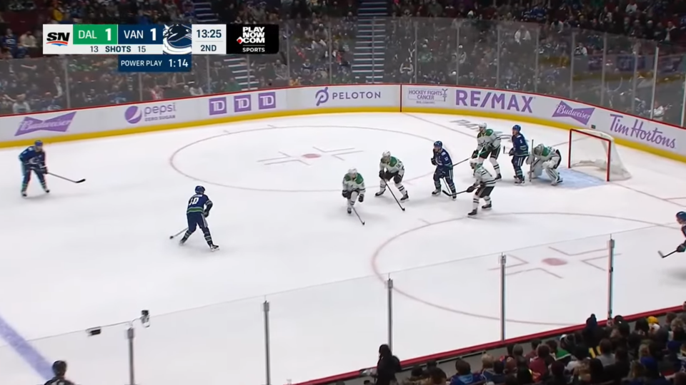 Pettersson shot screen