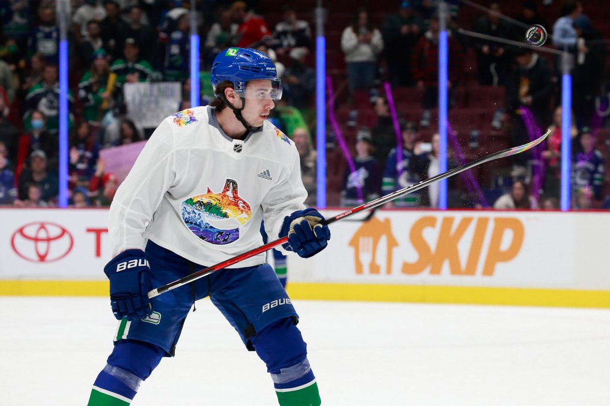 Canucks 2023 Pride Night jersey is an explosion of colour - Vancouver Is  Awesome
