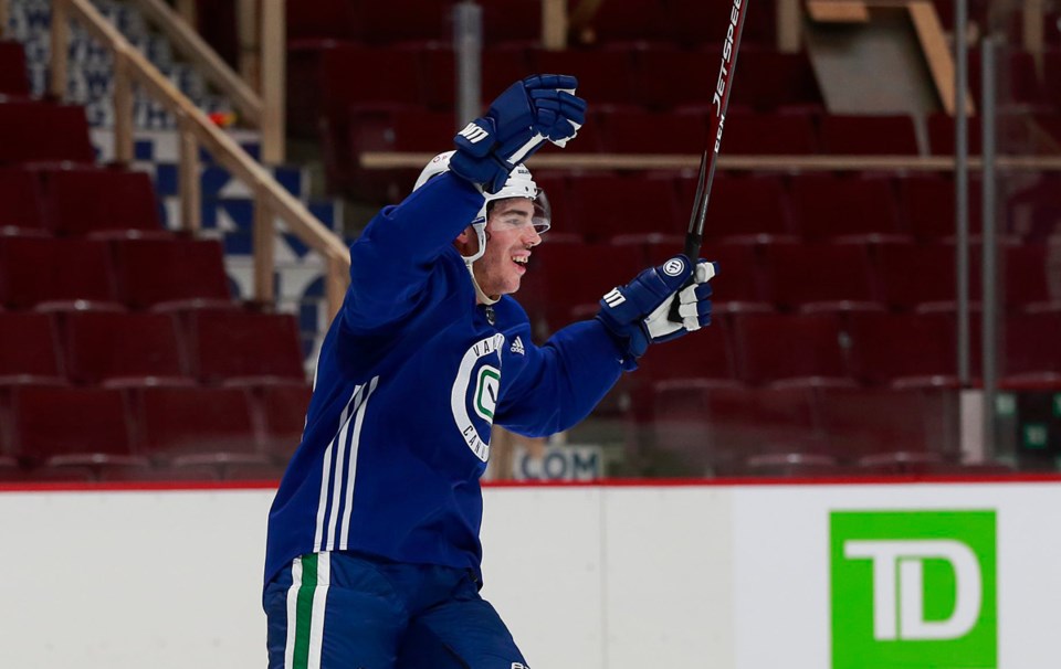 travis hamonic training camp canucks twitter.crop