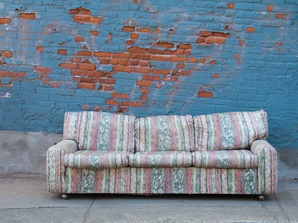 free couch discarded