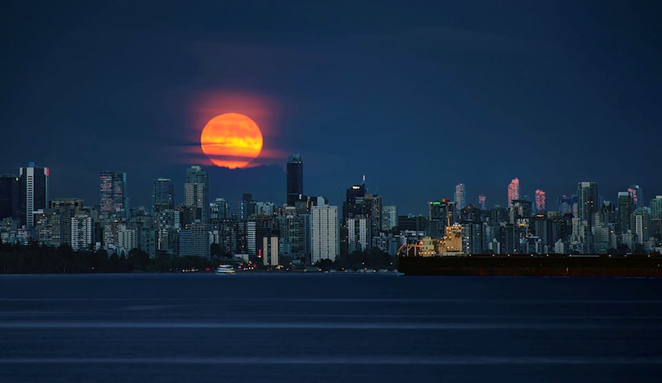 Double pleine lune : comment voir en octobre 2022 à Vancouver