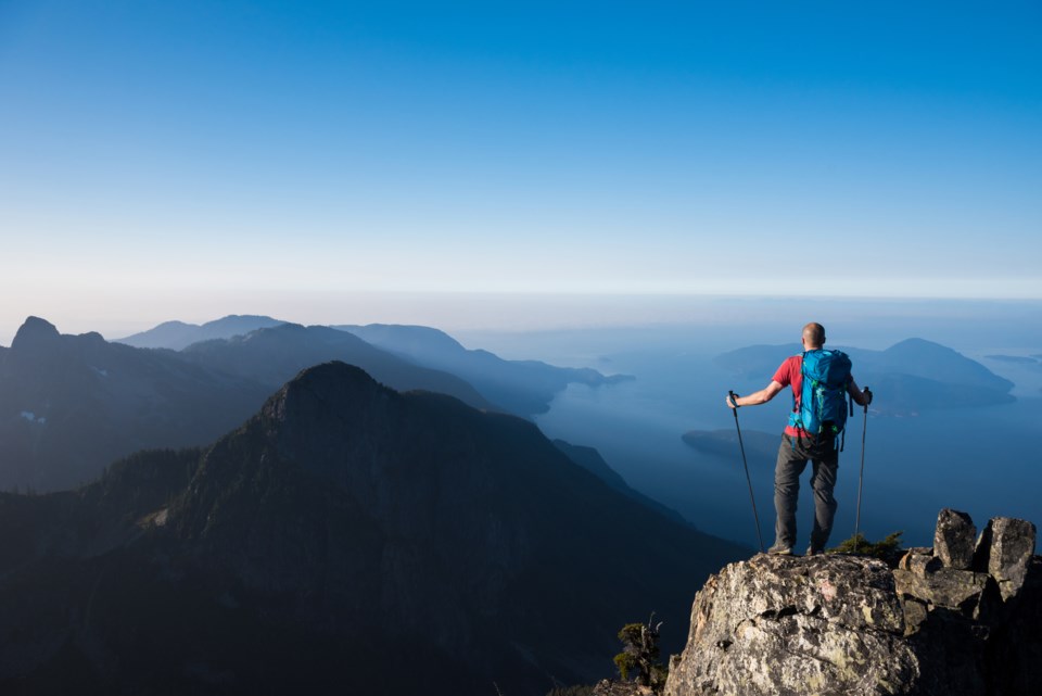 hike stock image