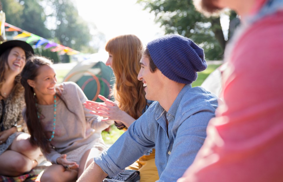 making-friends-stock-photo