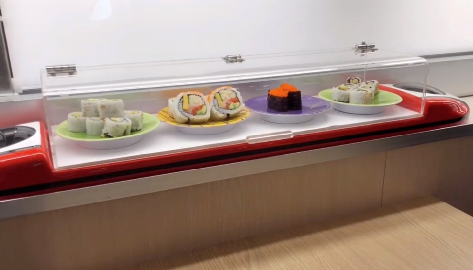 sushi-aboard-bullet-train-vancouver