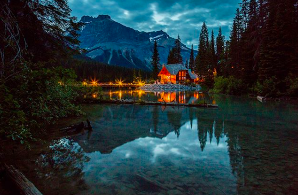 Emerald Lake Lodge offers a breathtaking perspective of Emerald Lake in Yoho National Park. 