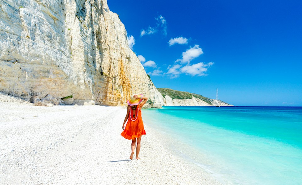 beach-in-greece-woman