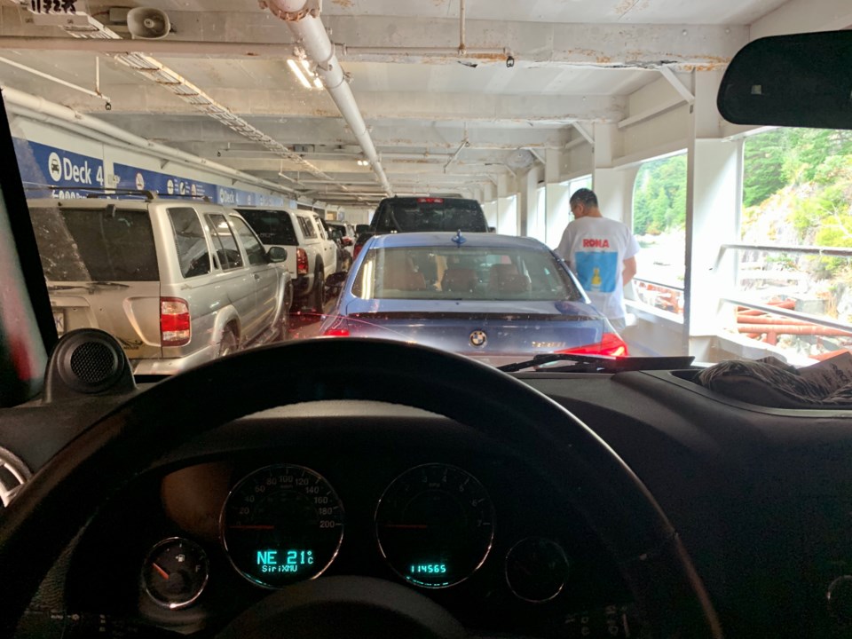 Boarding ferry ft. rona tshirt