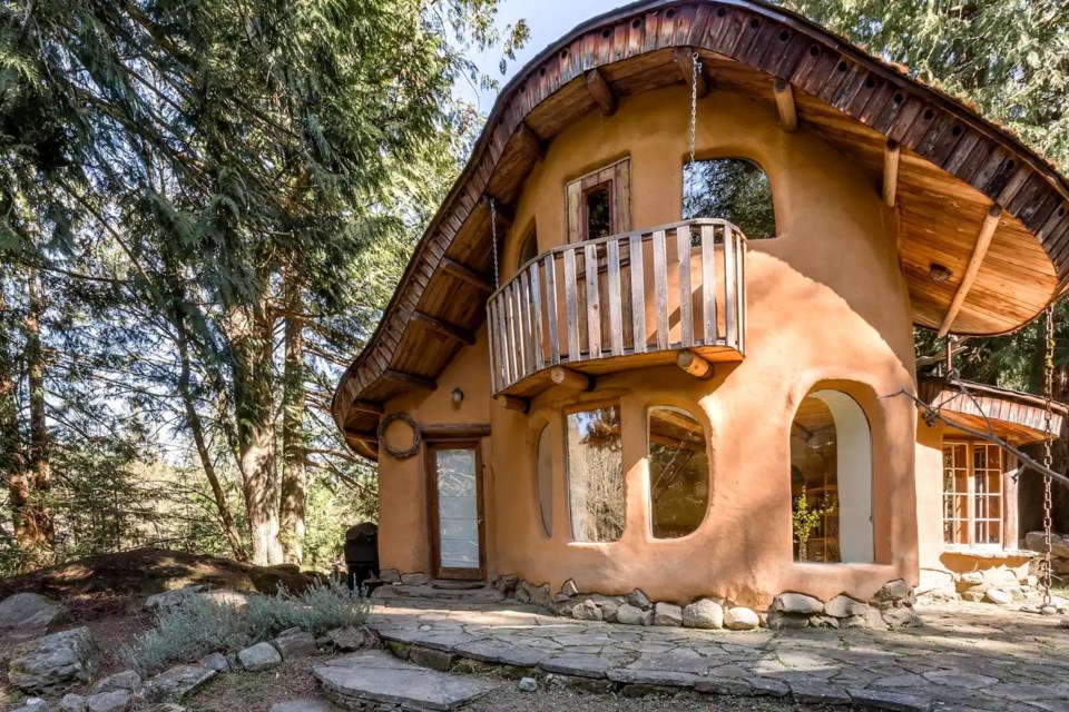 Cob Cabin on Mayne Island near Vancouver is one of the "most wish-listed" AirBnBs in the world.