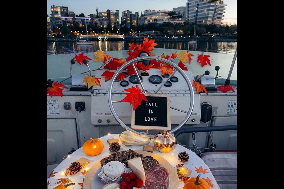 The Floating Love Nest is anchored in False Creek, where it's in the middle of Vancouver but also off-grid.