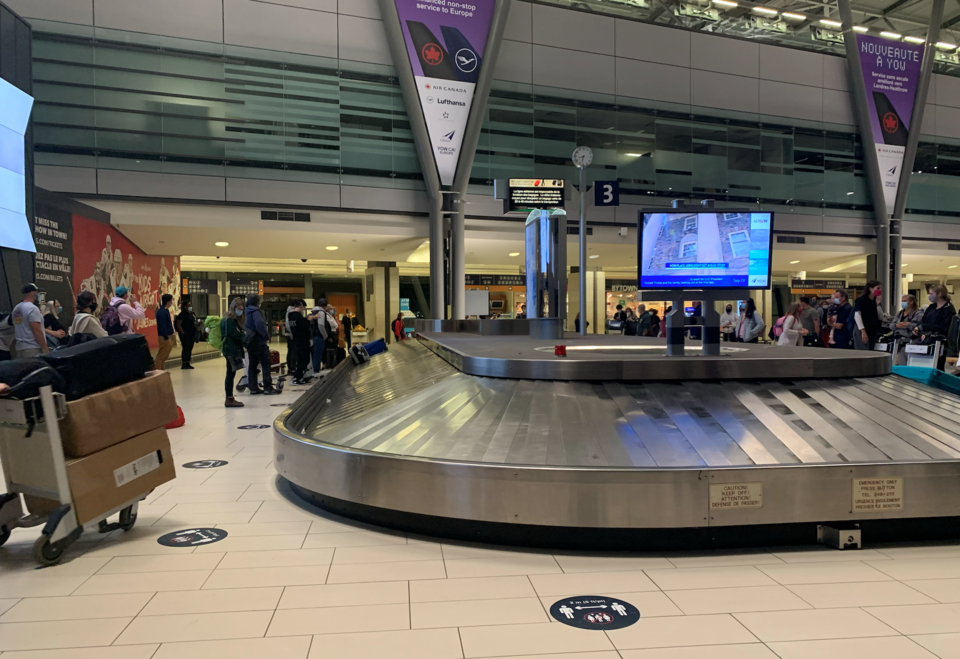 flying covid-19 arrivals at YOW