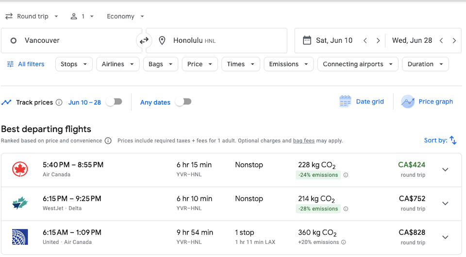 honolulu-vancouver-flightsjpg