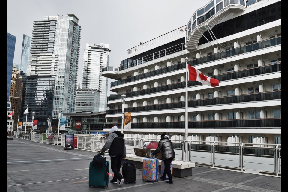 Cruise ship traffic is the reason for a change to traffic patterns near Vancouver's Canada Place.
