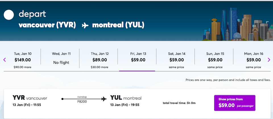 montreal-vancouver-flight-flair