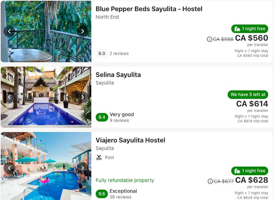 Vuele desde el Bajo Continente a México con 7 noches de hotel por $559