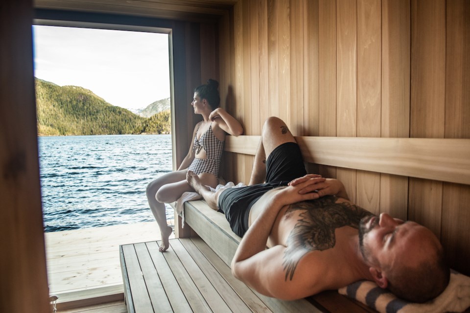 The Tofino Resort + Marina is now offering floating sauna tours for up to four guests, all year round