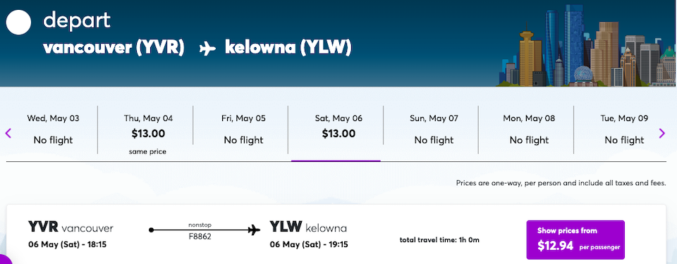 vancouver-flights-flair-airlines-sale-yvr-kelowna-1