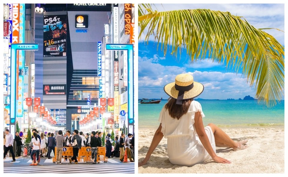 Save some money with this flight booking tip to visit Bali and Japan for the same price as one trip. 