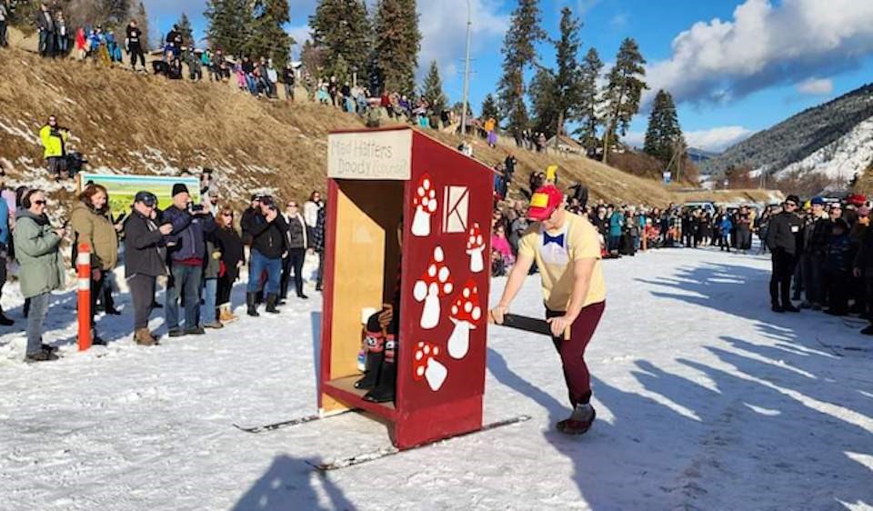The Third Annual Lumby Outhouse Race will be held on Jan. 21, 2024 in the scenic village. 